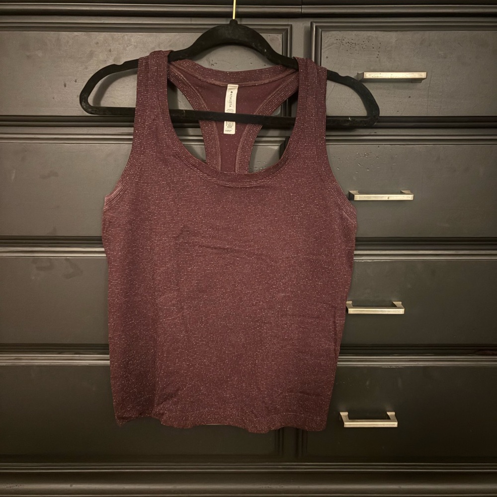 Athleta Women's Racerback Tank Top - Burgundy Medium